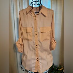 Gently used long sleeve Ivanka Trump blouse, size medium
